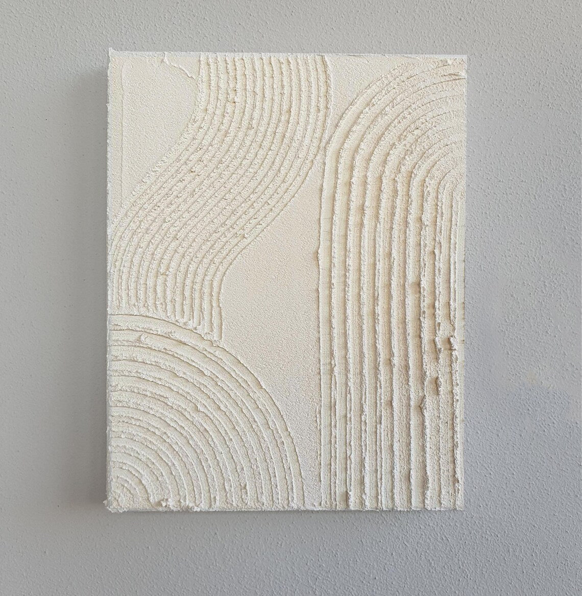 Whispering Sands abstract expressionism textured canvas wall art