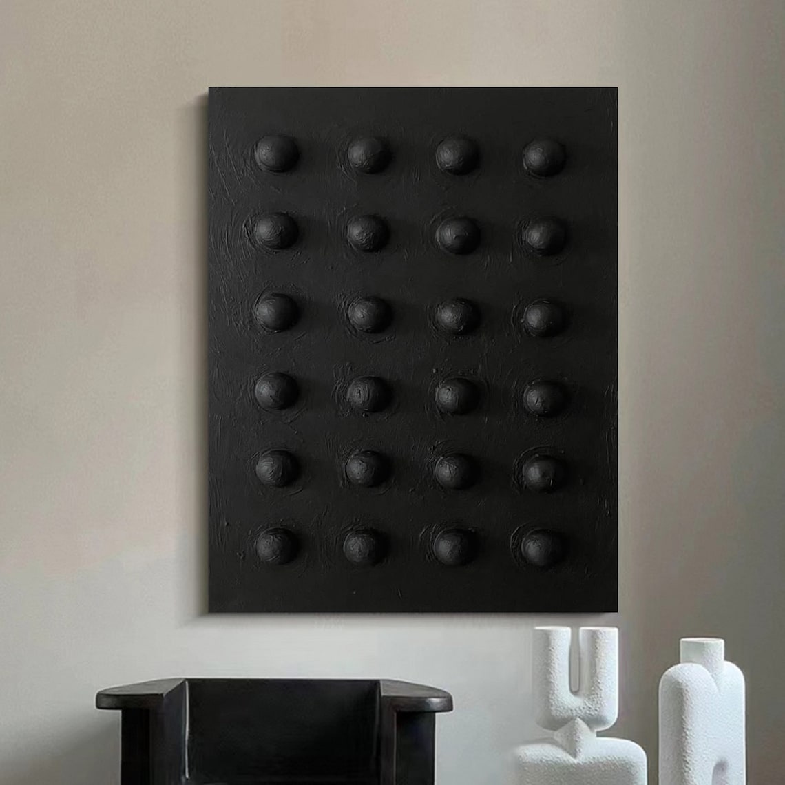 Embossed Nocturne Canvas