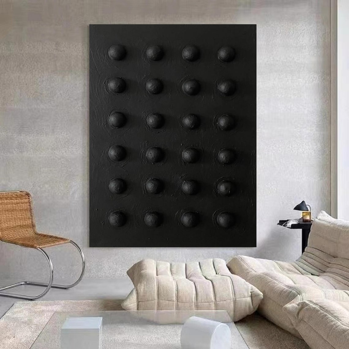 Embossed Nocturne Canvas