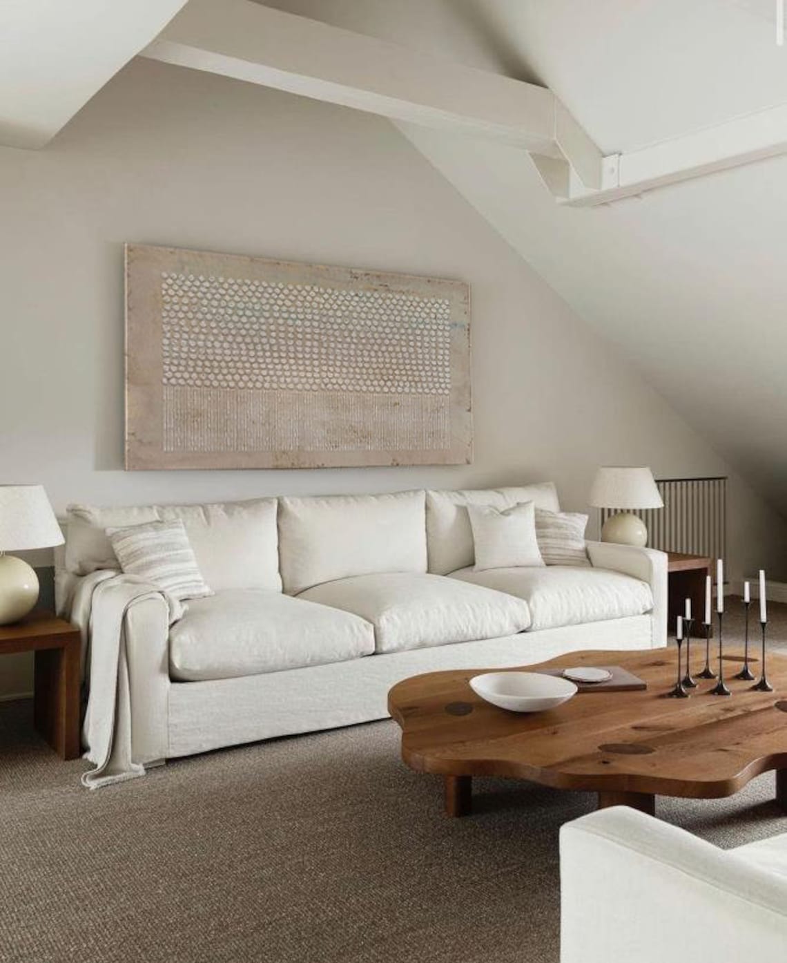 Rhythmic Echoes Artwork – Abstract Geometric Textured Wall Decor