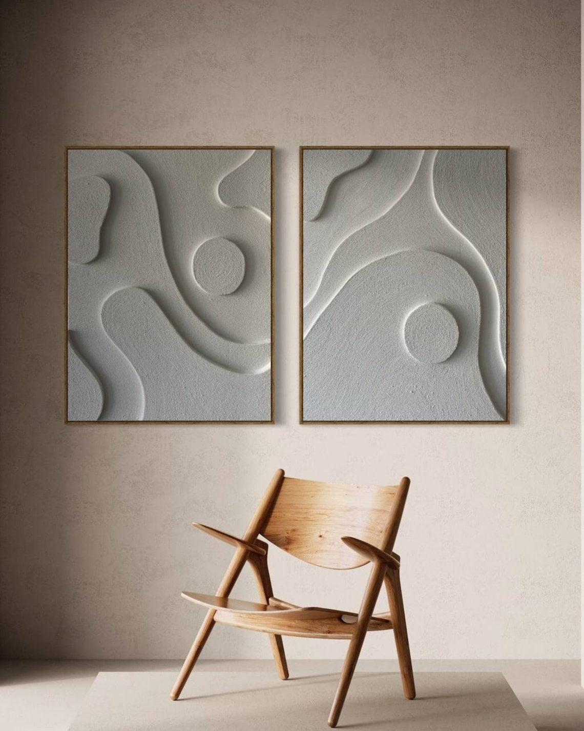 Mystic Ripples Essence 3D wall art with ripple texture design