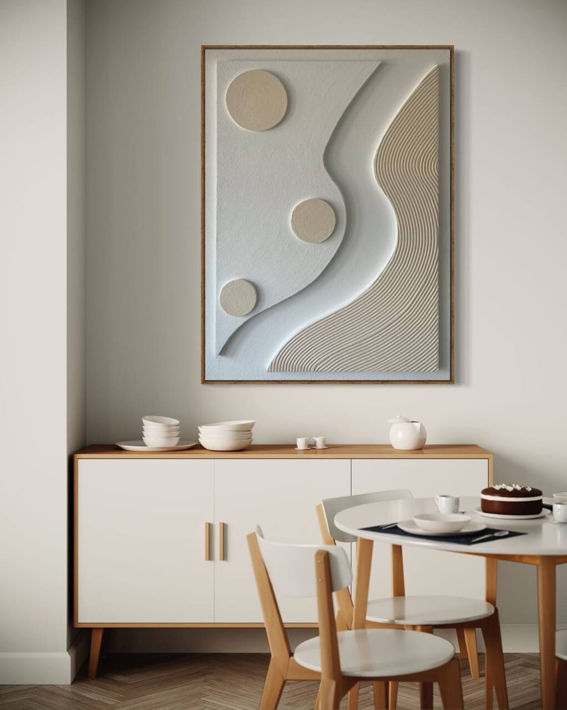 Zen Ripples & Moon