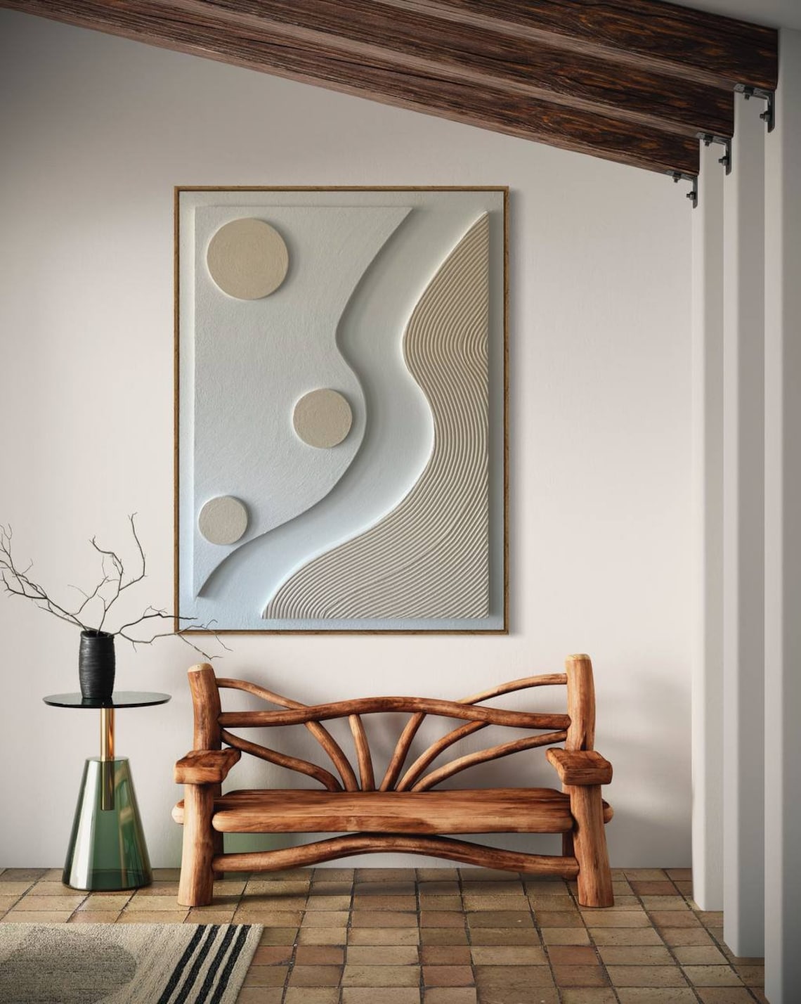 Zen Ripples & Moon