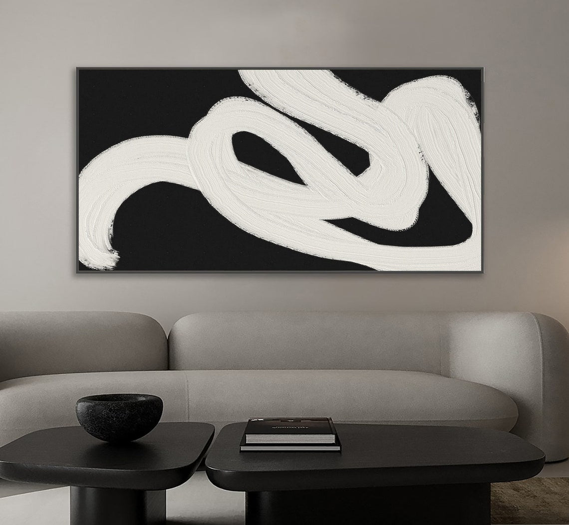 Monochrome Elegance Canvas