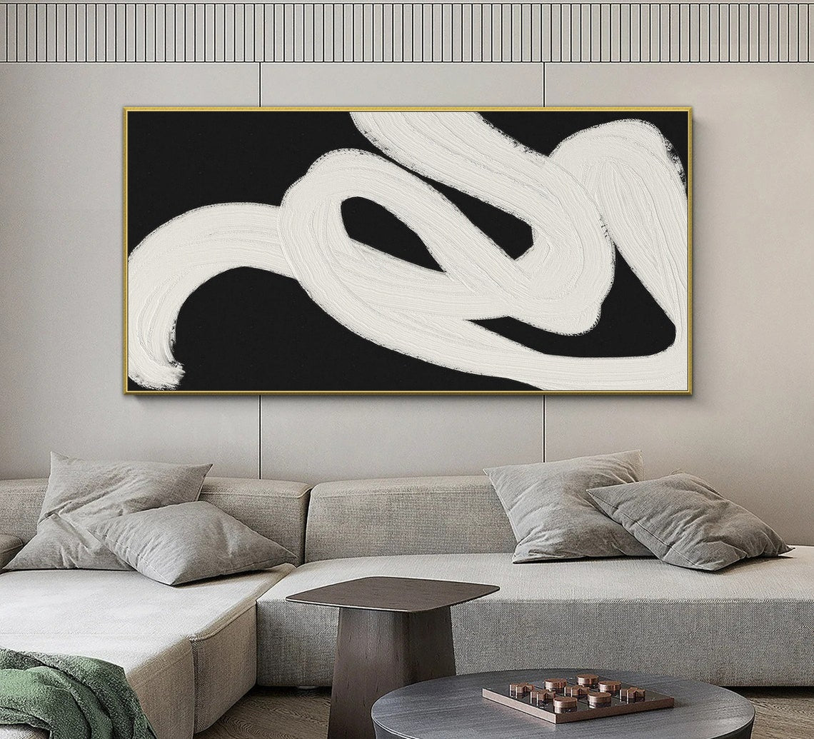 Monochrome Elegance Canvas