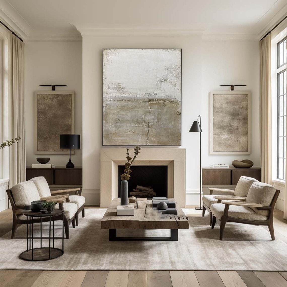 Zenith Abstract – Wabi Sabi Minimalist Wall Art