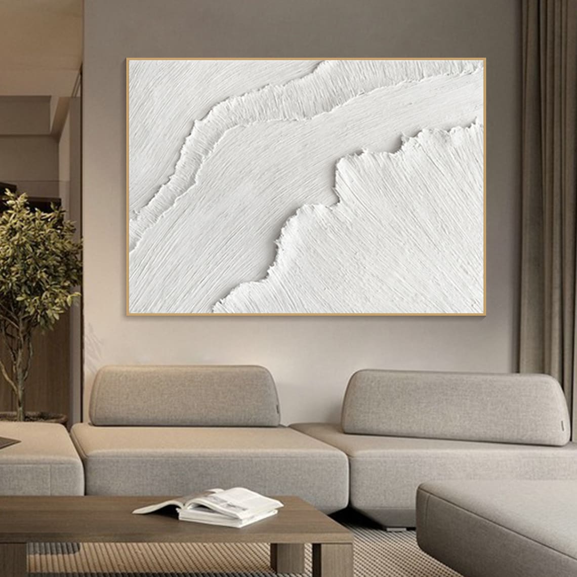 Textured Serenity Canvas