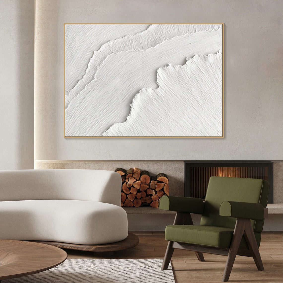 Textured Serenity Canvas