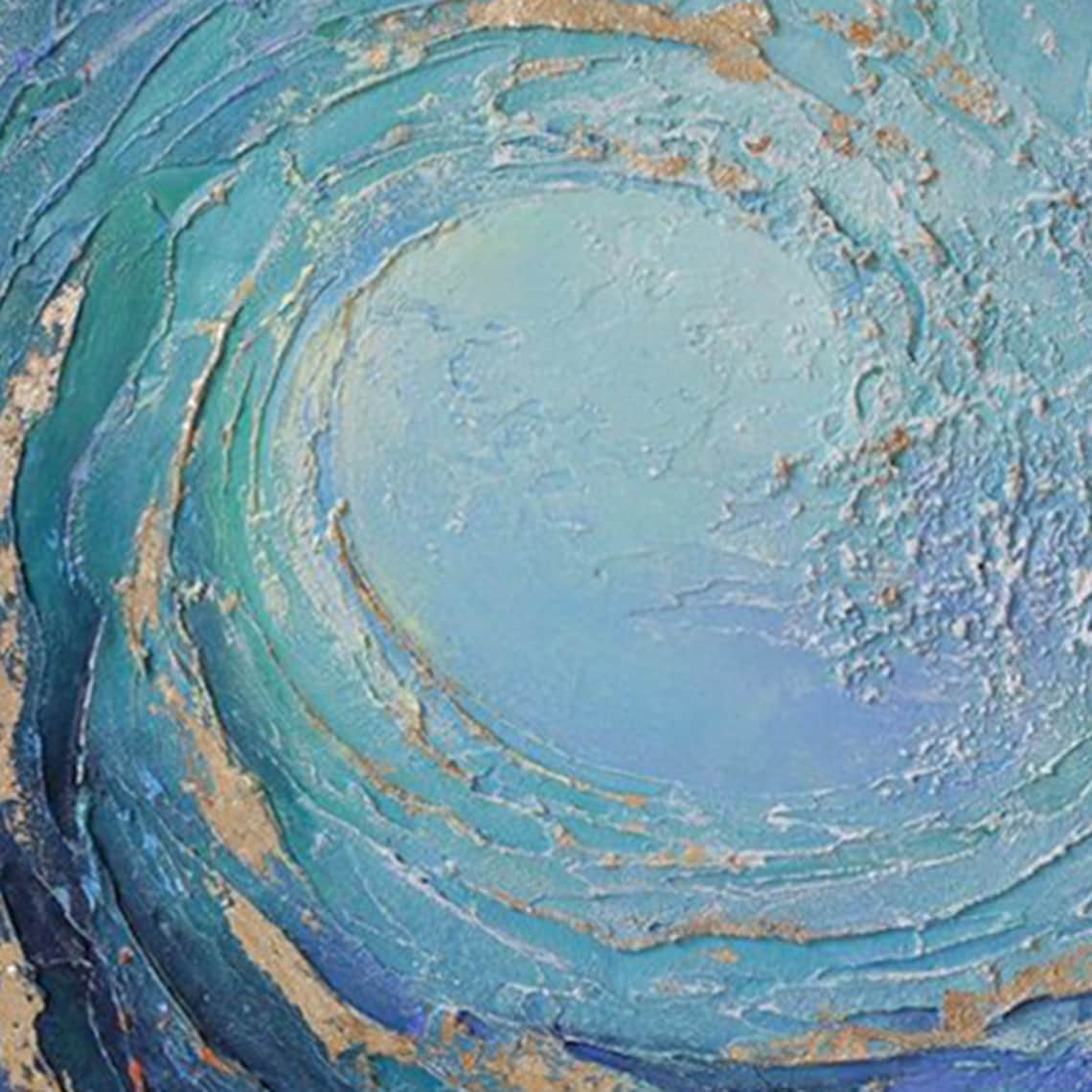 Azure Swirl Elegance