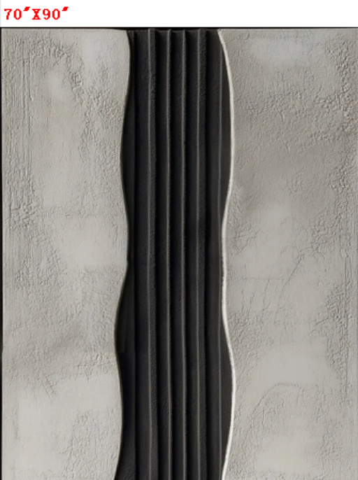 Special link for Leena's custom order - Intersected Neutral Wall Sculpture-241178 70“x 90"/ 178 x 228 CM/ Wrapped Canvas