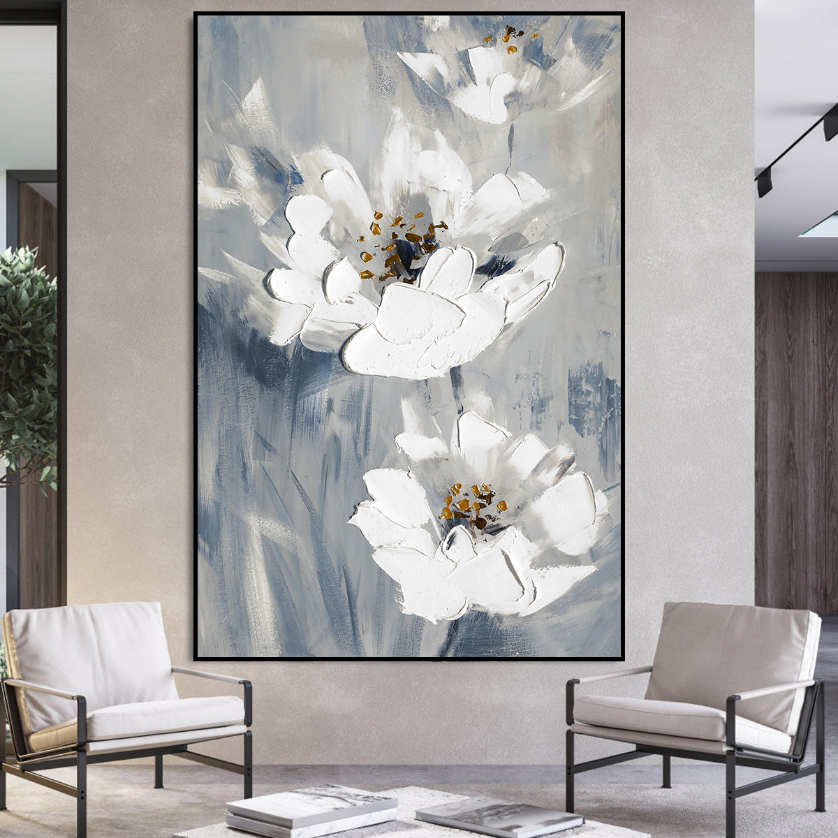 Tranquil White Blossoms in Bloom