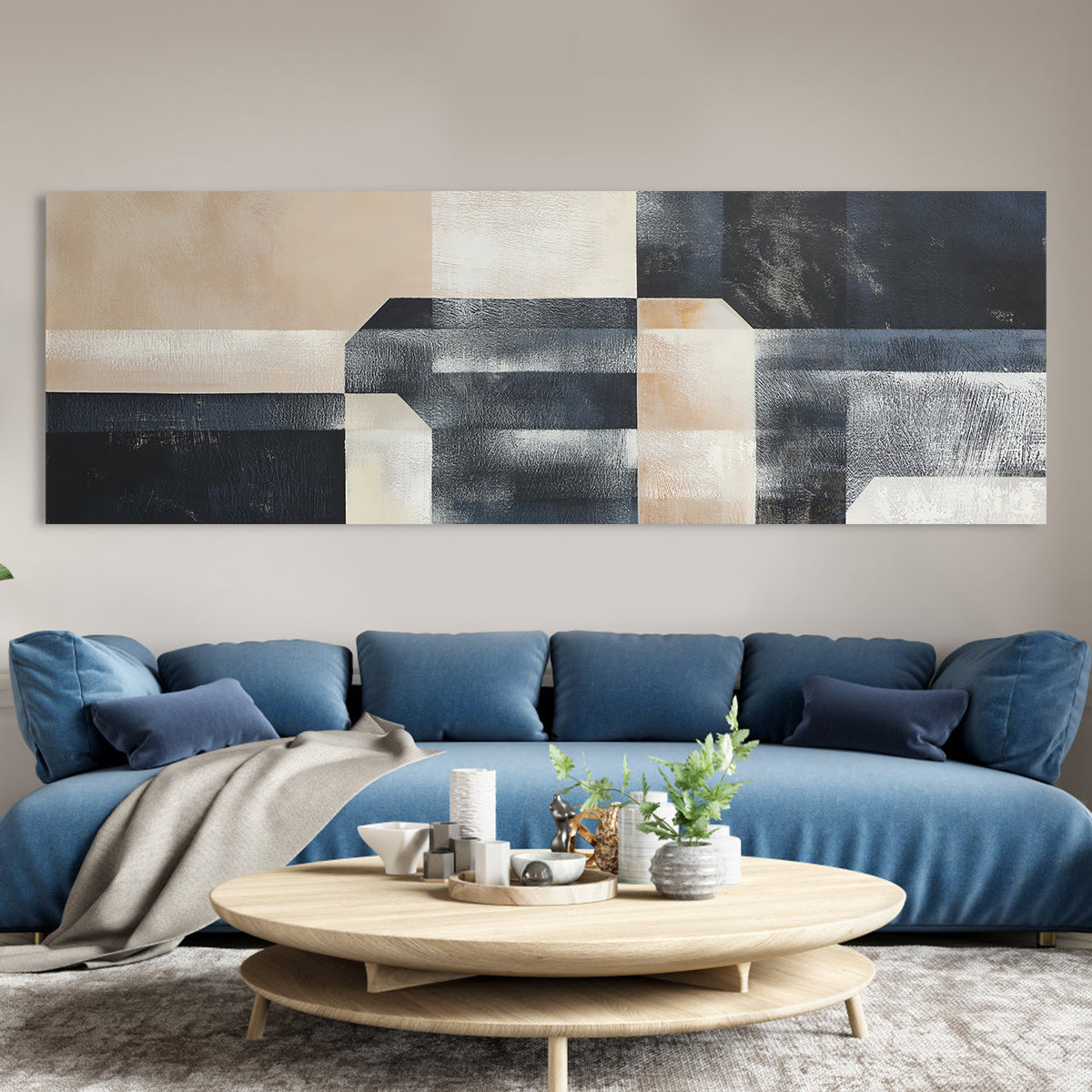 Monochrome Geometric Harmony