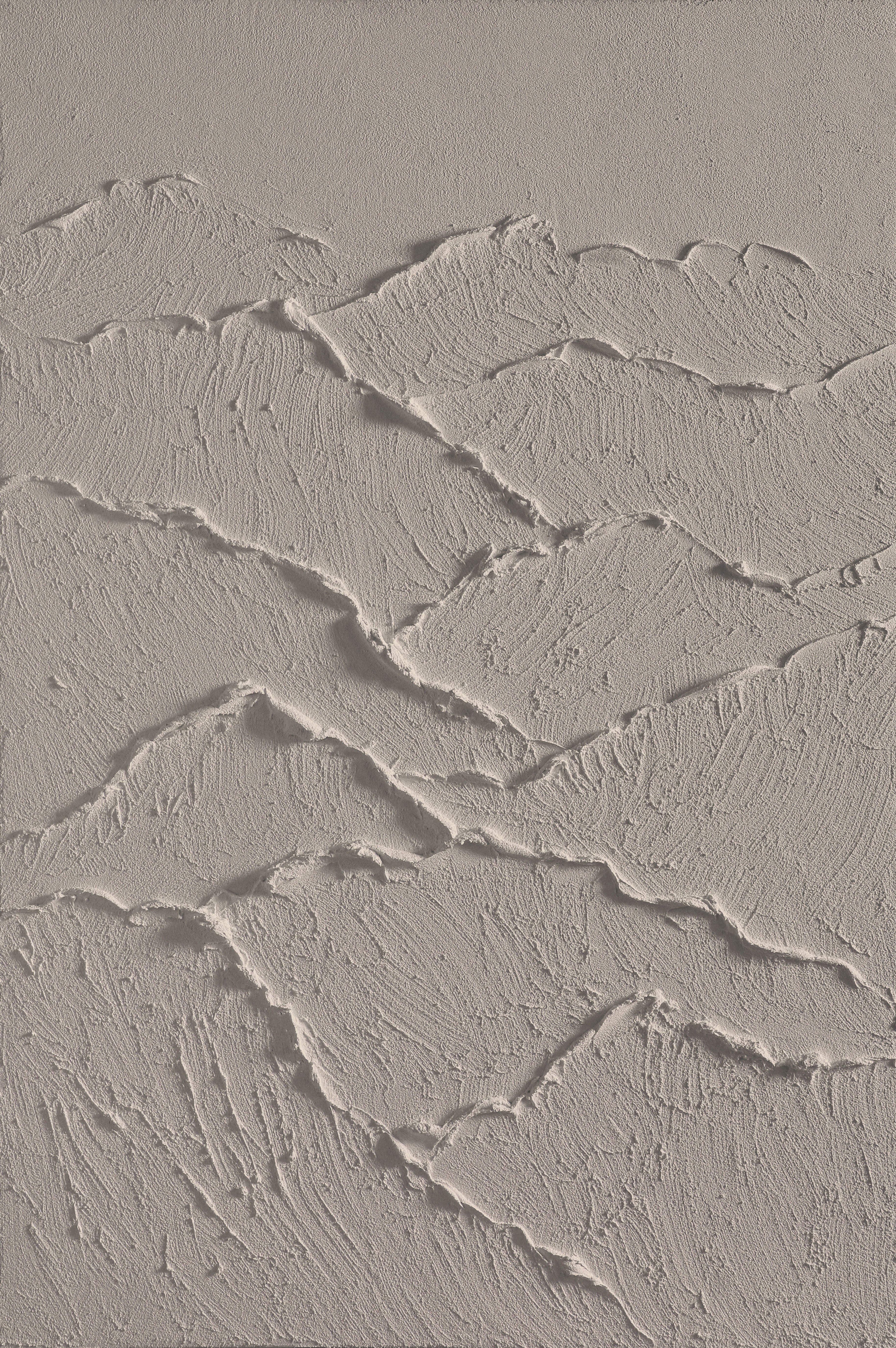 Minimalist Textured Art 3D Mountain-Inspired Canvas