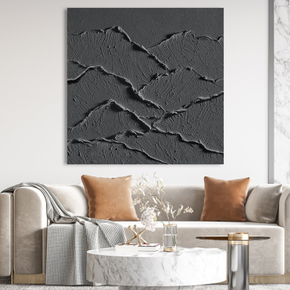 Monochrome Textured Horizon