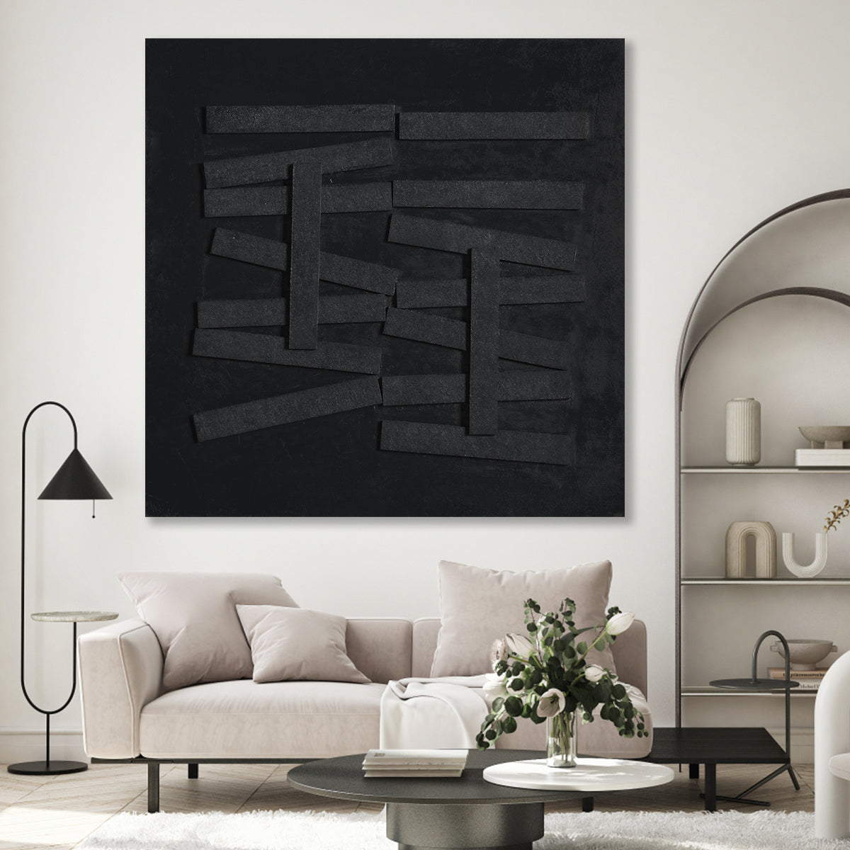 Noir Geometry: Modern Abstract