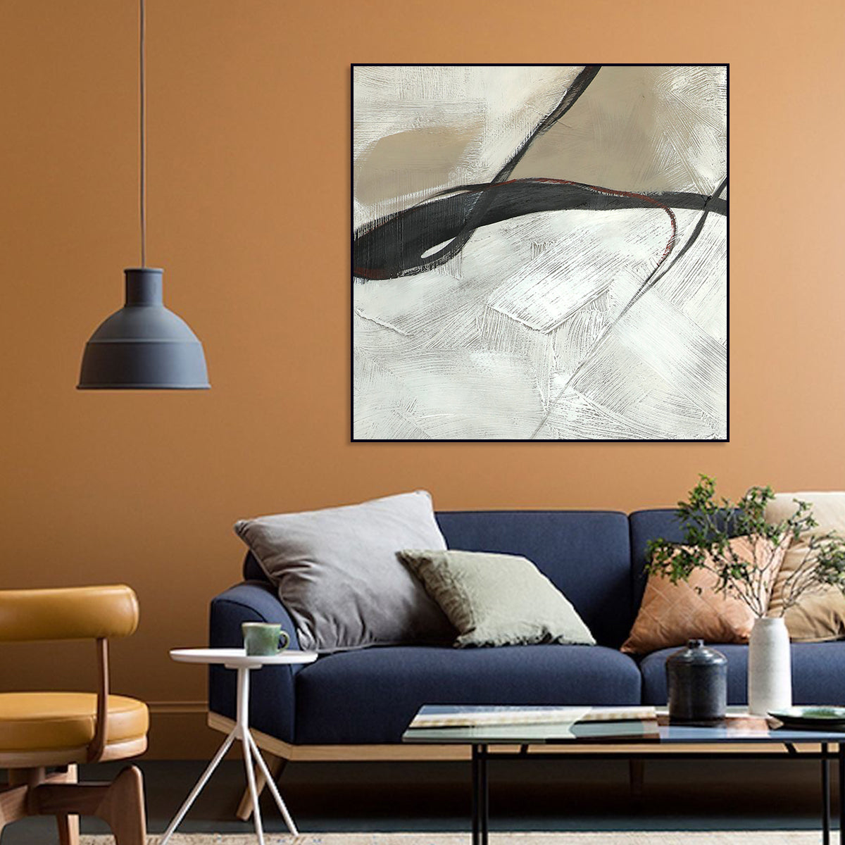 Graceful Curves: Minimalist Abstract Expression