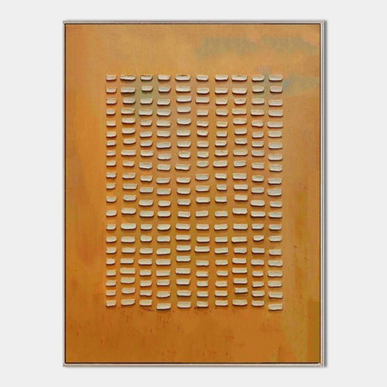 Amber Harmony - Modern Decor Wall Art with Textured Design