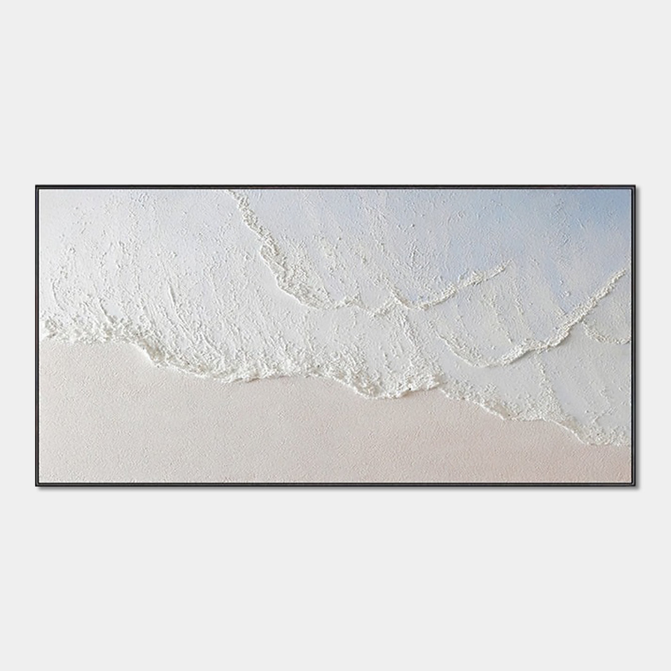 Celestial Sand Ripples – Modern Plaster Art Texture Painting