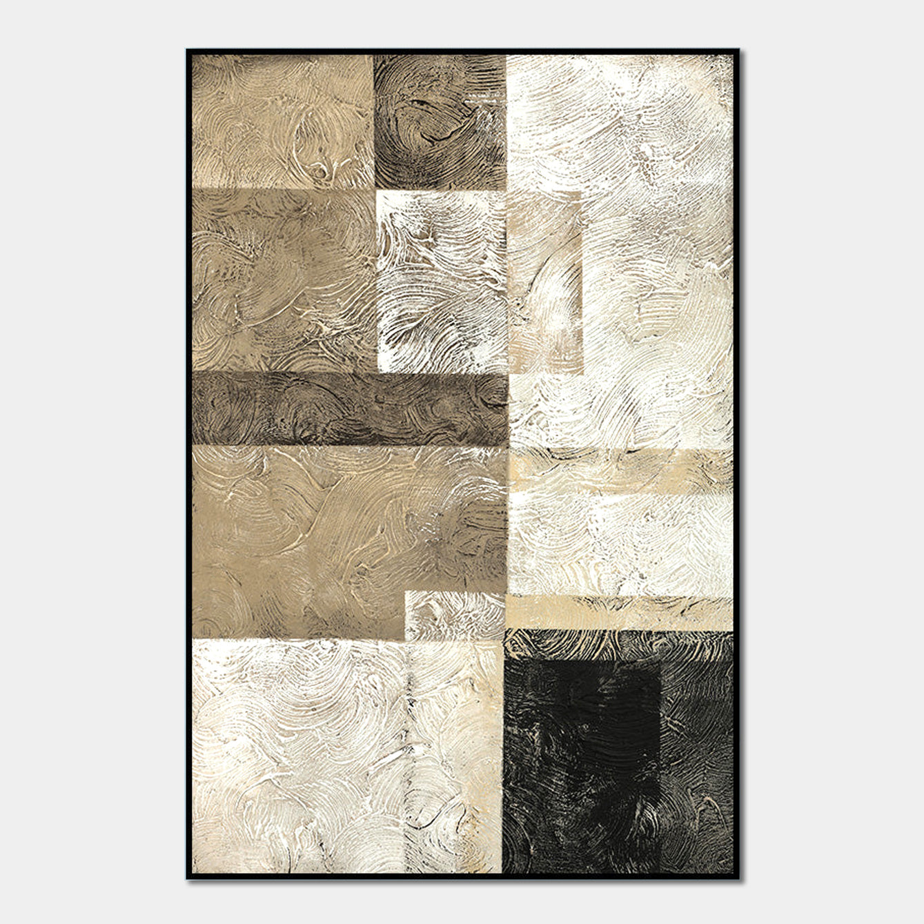 Earthy Tones: Textured Geometry