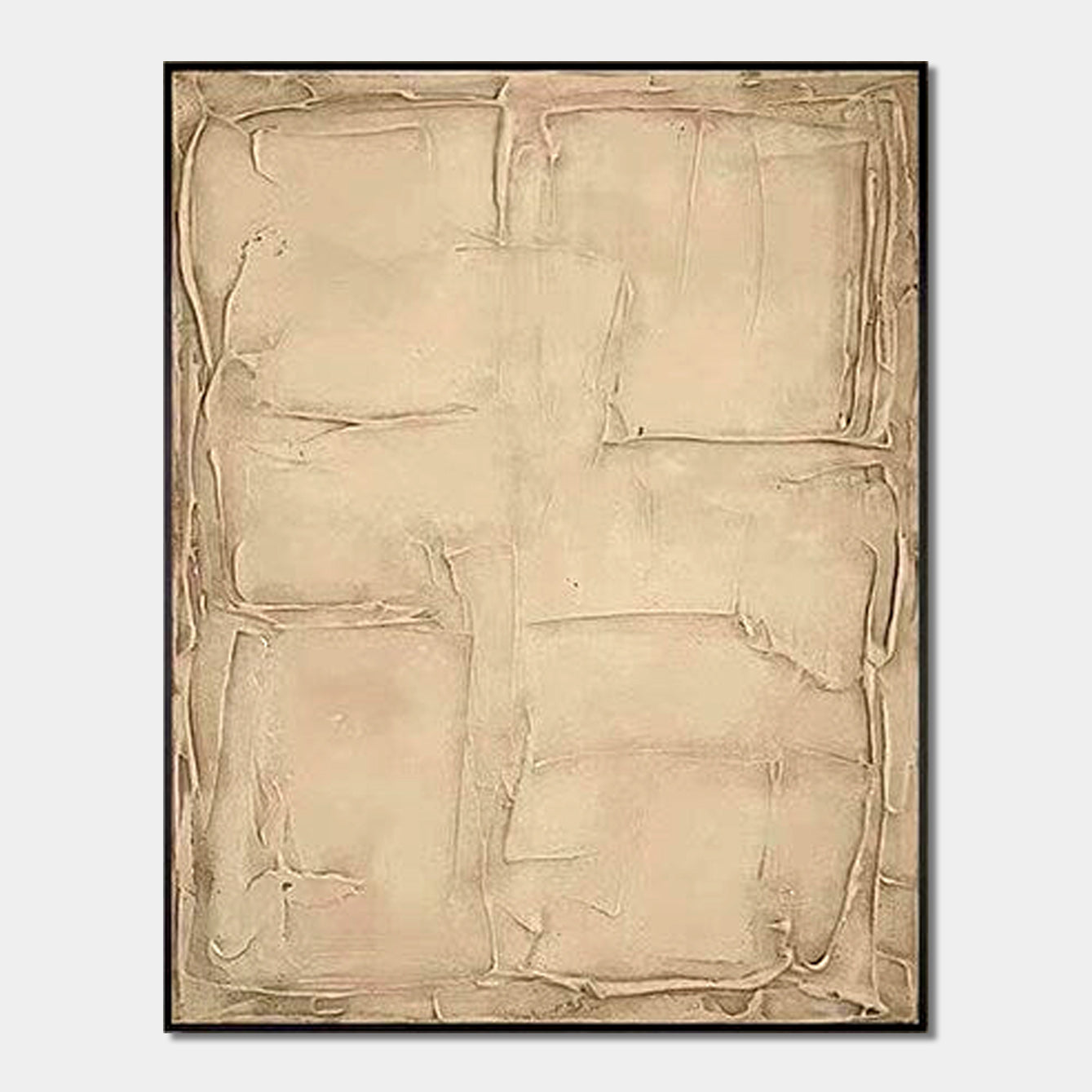 Ethereal Clay Canvas – Minimalist Abstract Painting
