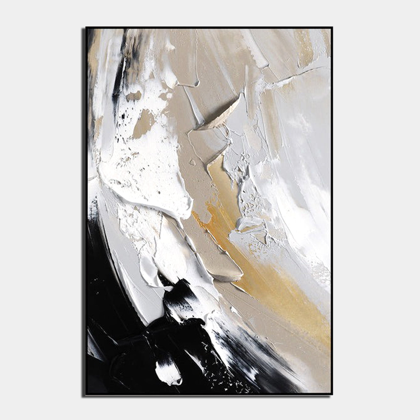 Golden Drift: Abstract Harmony