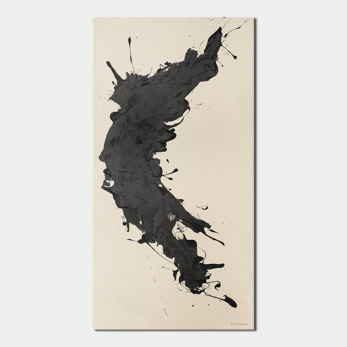 Ink Whisper Abstract