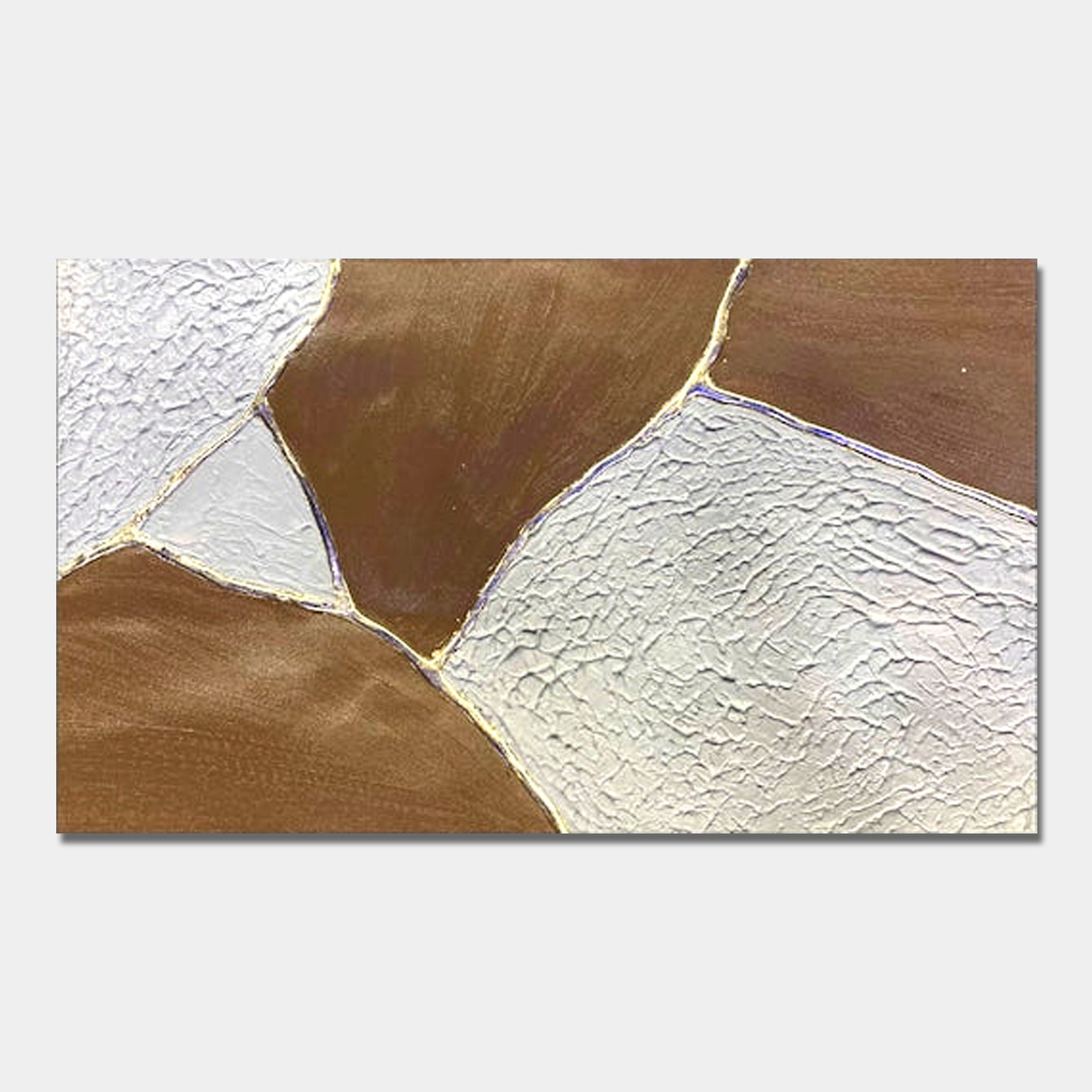 Metallic Geode Canvas