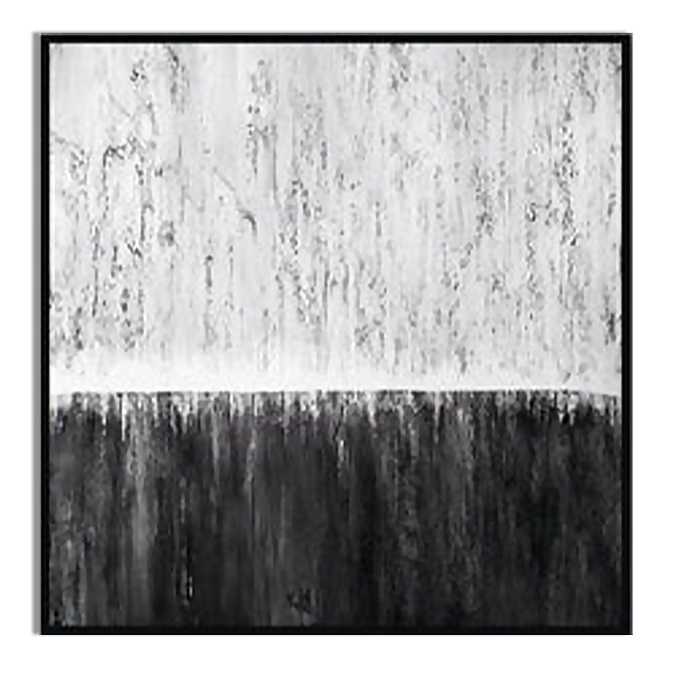 Monochrome Cascade Canvas