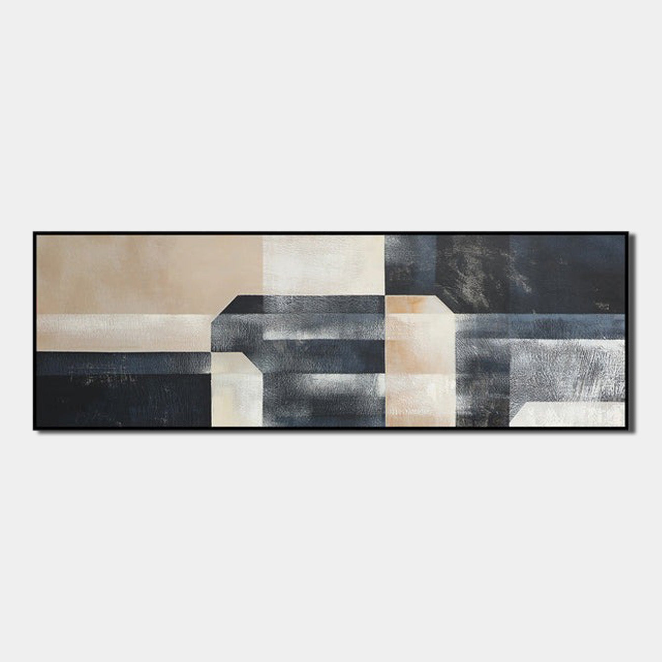 Monochrome Geometric Harmony