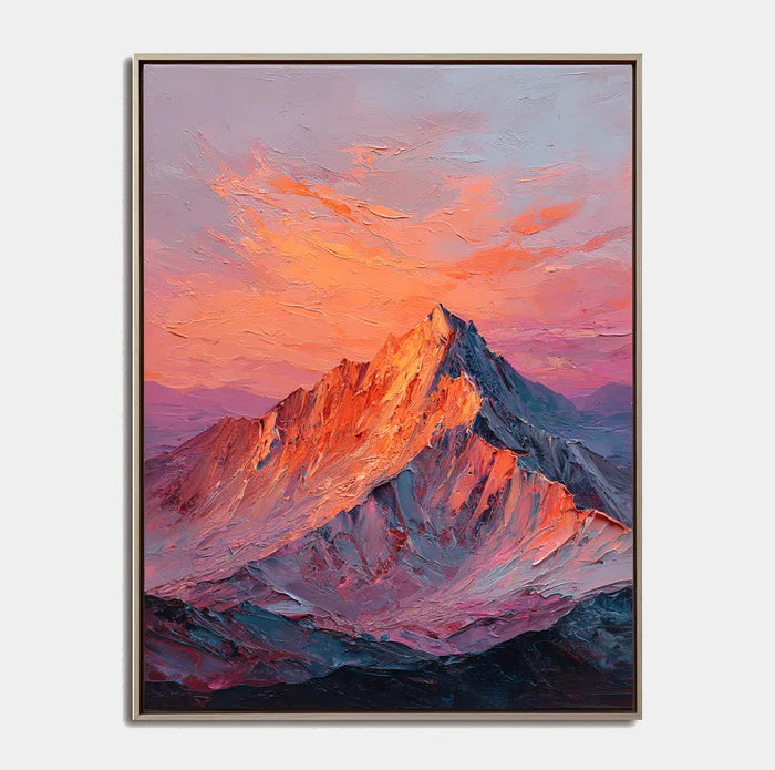 special payment link for Realistic Mountains with Wooden frame at size 36 inches width 54 inches height