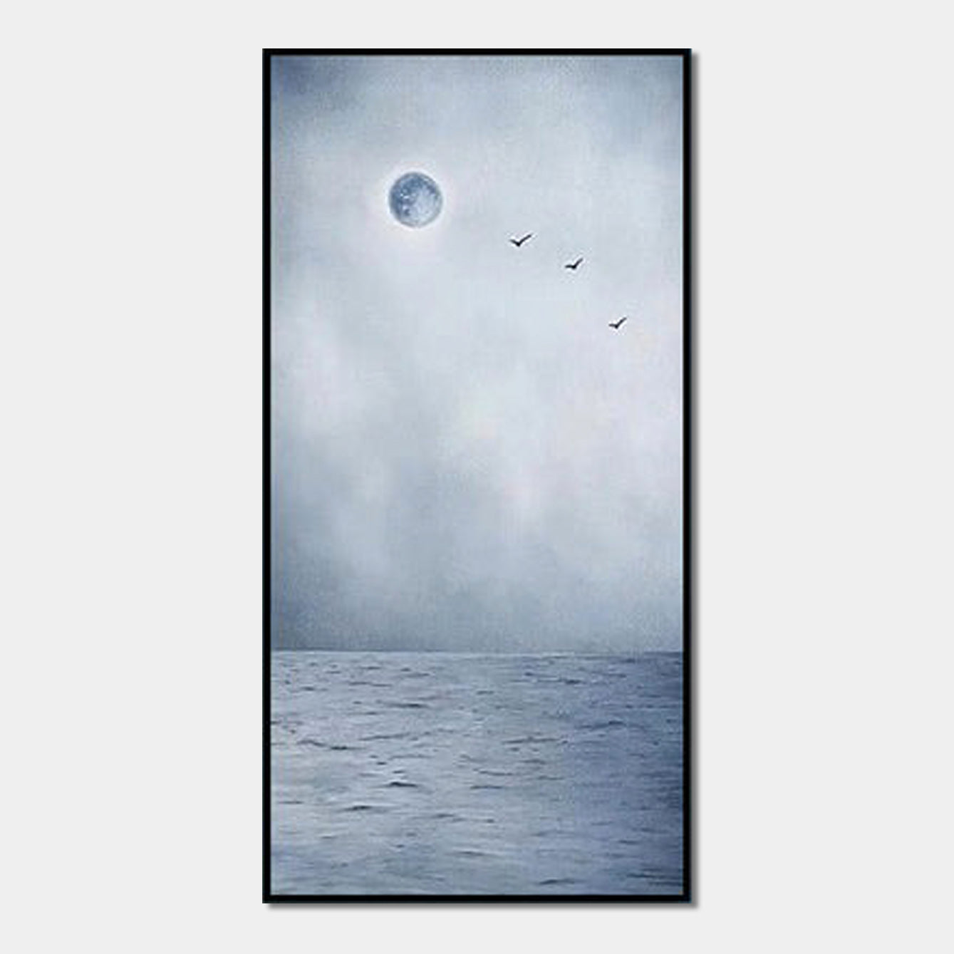 They Dance to Luna's Call – Moon Art Painting