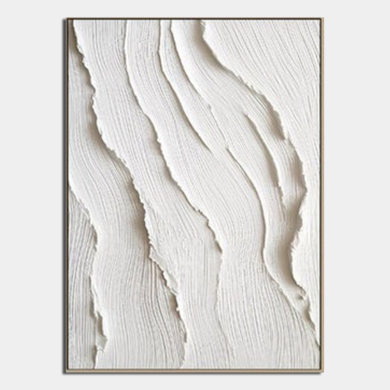 Tranquil Dune Artistry – Minimalist Textured Art on Canvas