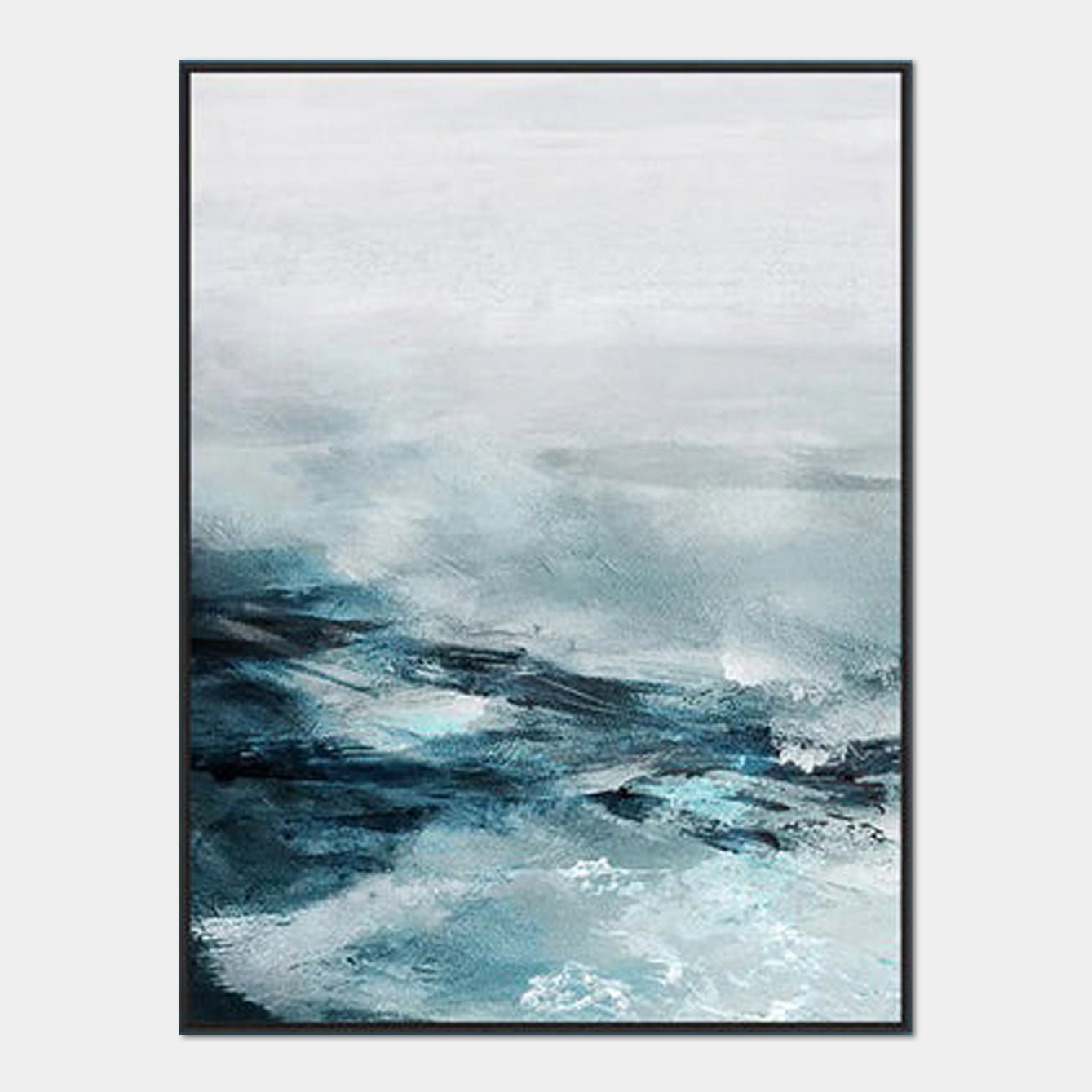 Typhoon – Abstract Wave Painting with Modern Elegance