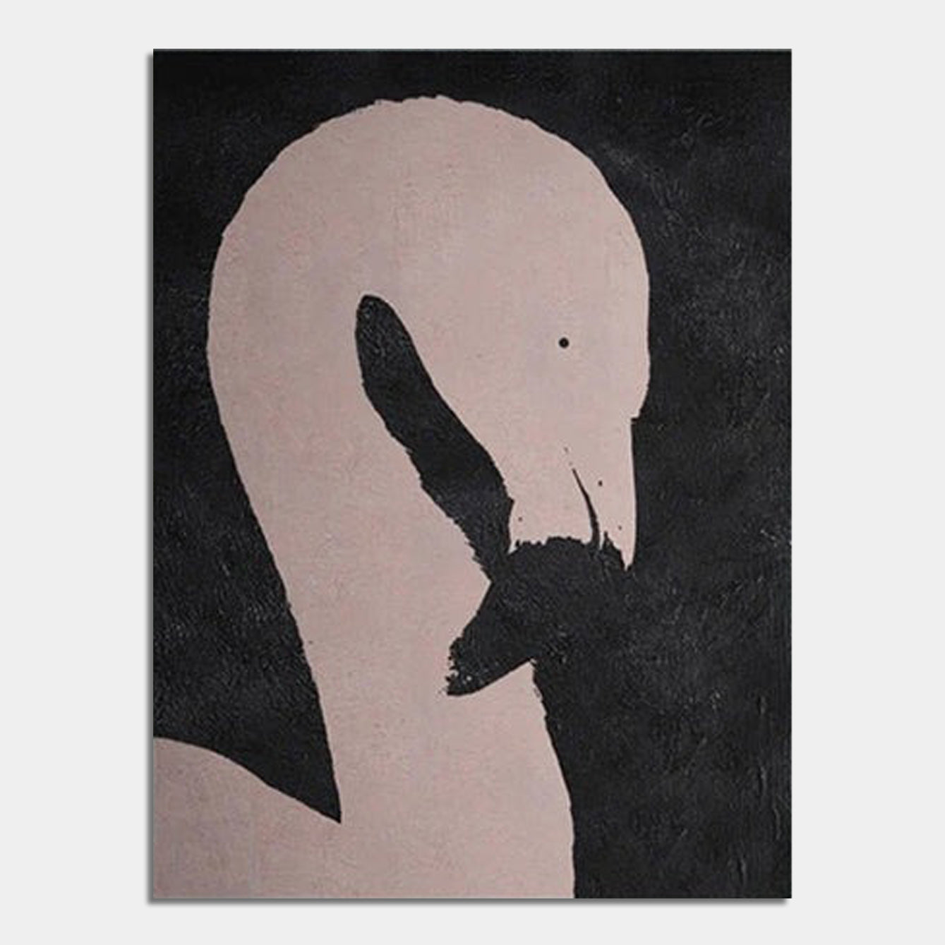 Ugly Duckling 1 – Flamingo Abstract Painting