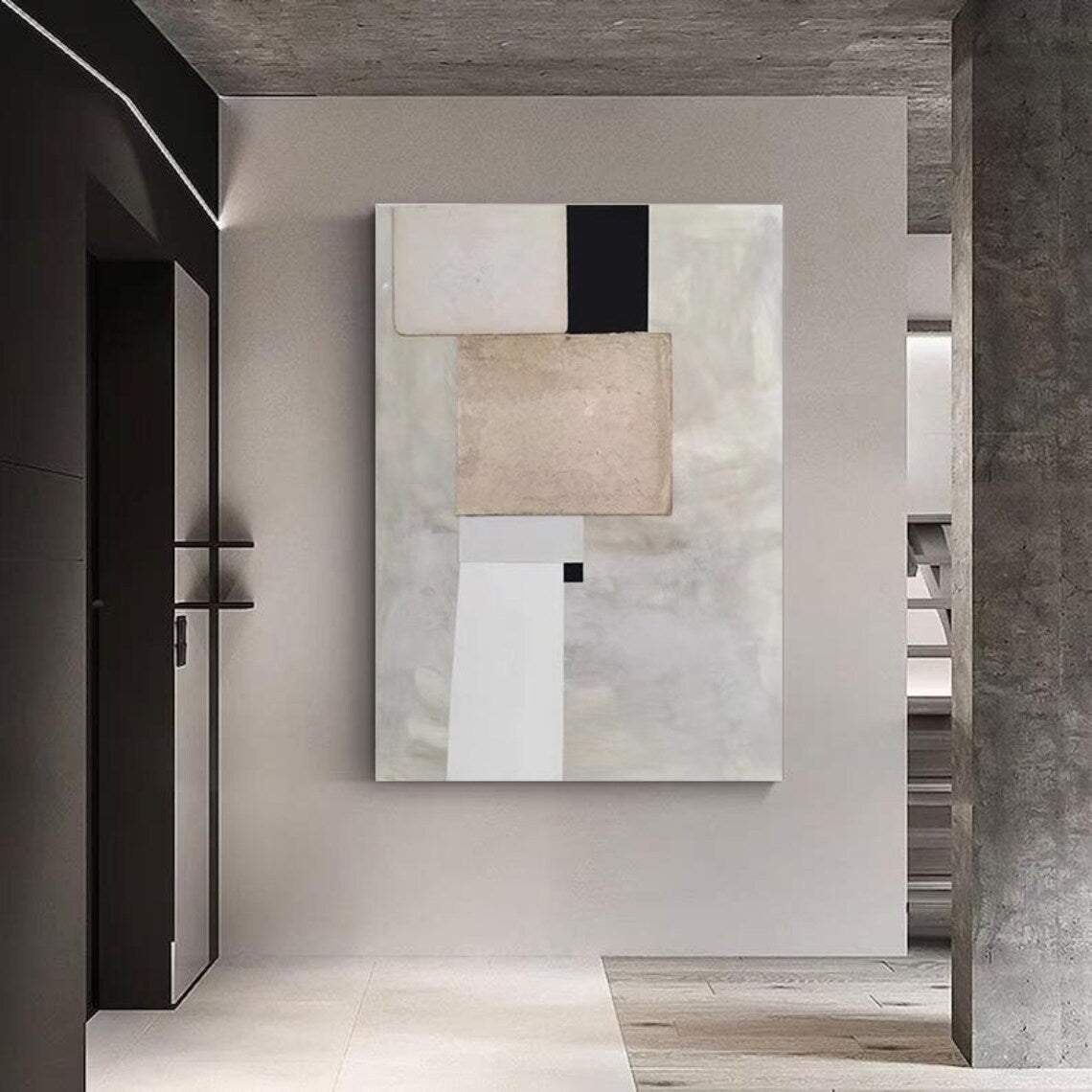 Geometric Elegance Canvas