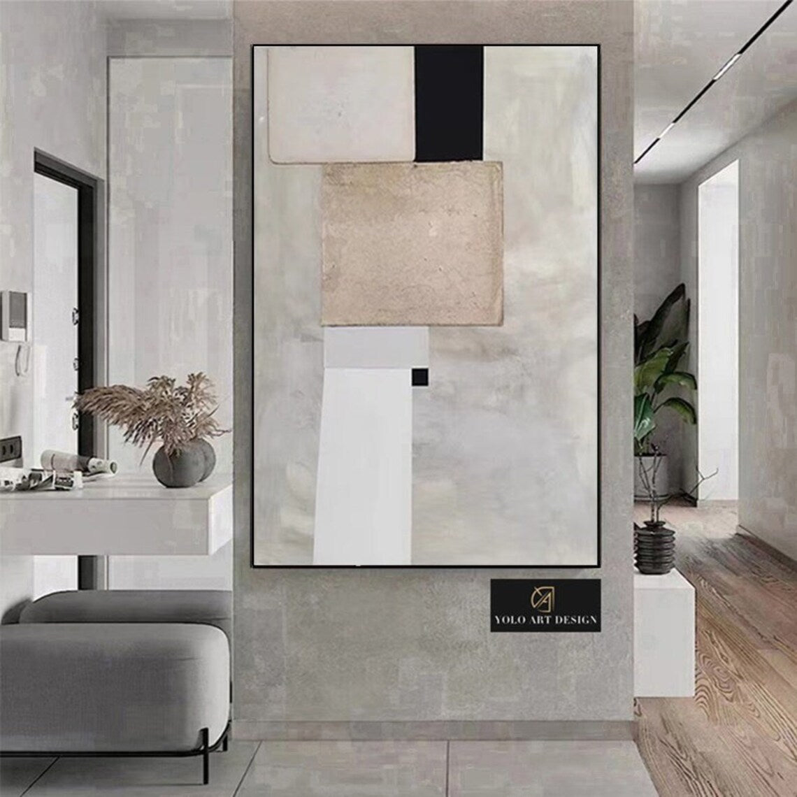 Geometric Elegance Canvas