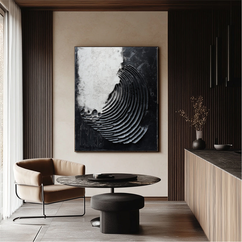 Echoes of Silence: Abstract Oil