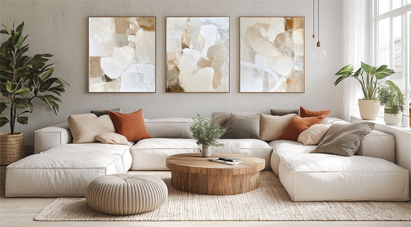Whispered Forms: Abstract Oil