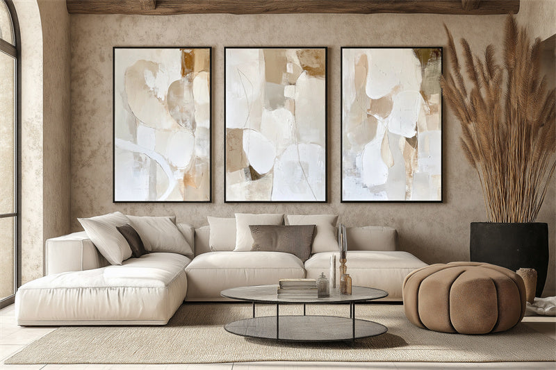 Whispered Forms: Abstract Oil
