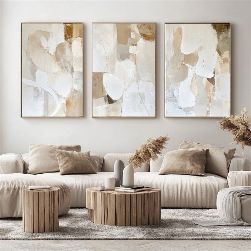 Whispered Forms: Abstract Oil