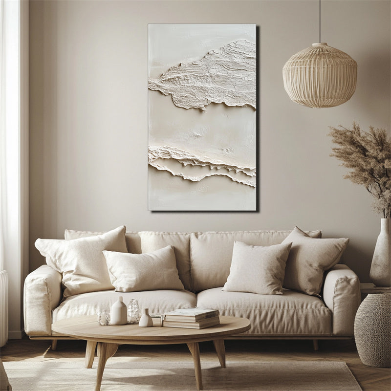 Tranquil Horizons – Sculptural Canvas