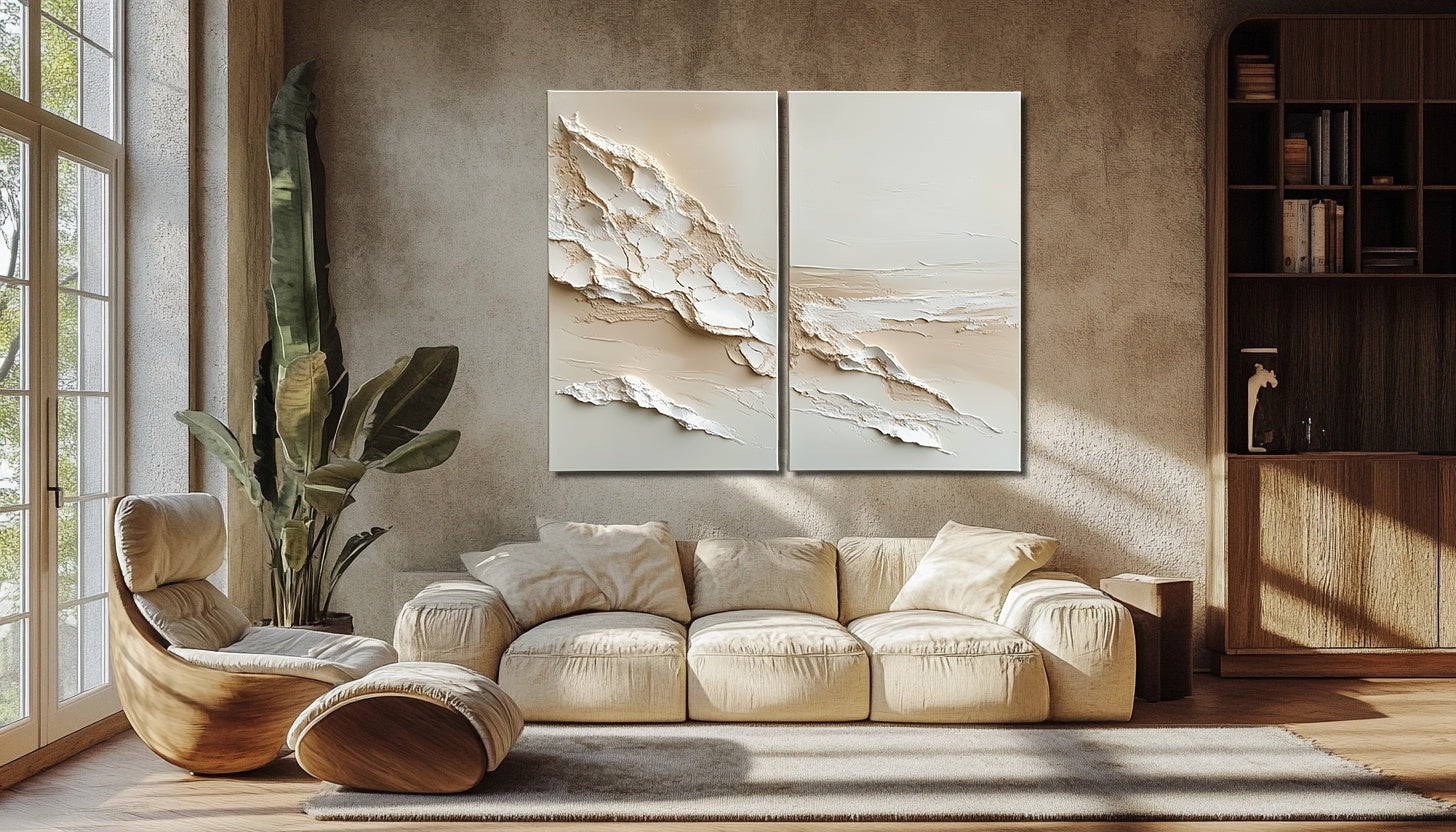 Ocean Drift – Abstract Texture Canvas
