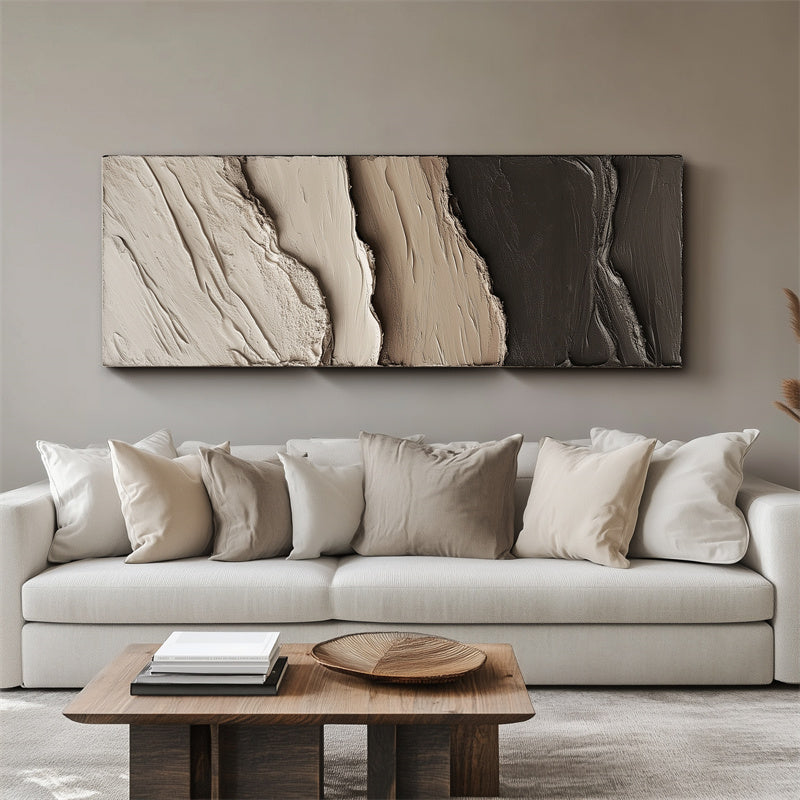 Waves of Serenity Textured Art – Modern Abstract Textured Canvas Art