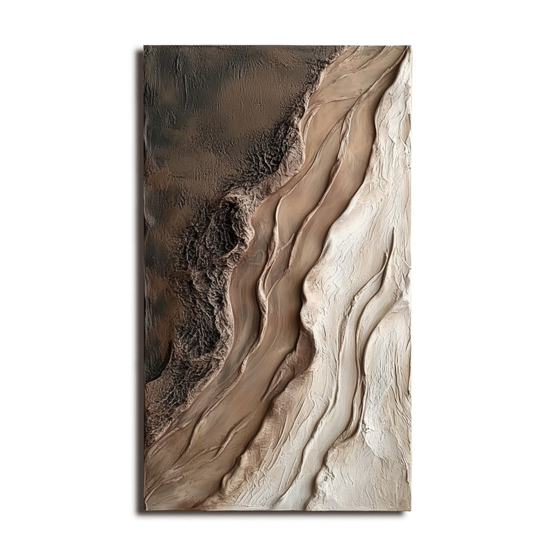 Tides of Time - 3D Textured Landscape Painting