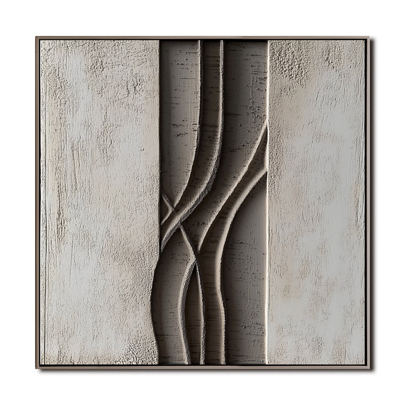 Structured Flow – Textured Wall Art