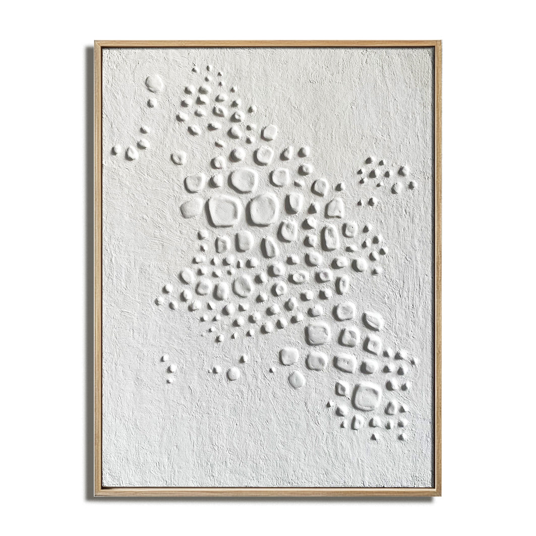 Organic Cluster Textured Canvas