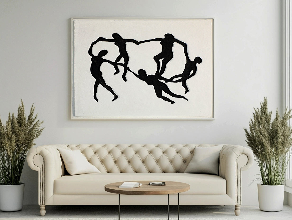 Unity in Motion – Abstract Silhouettes