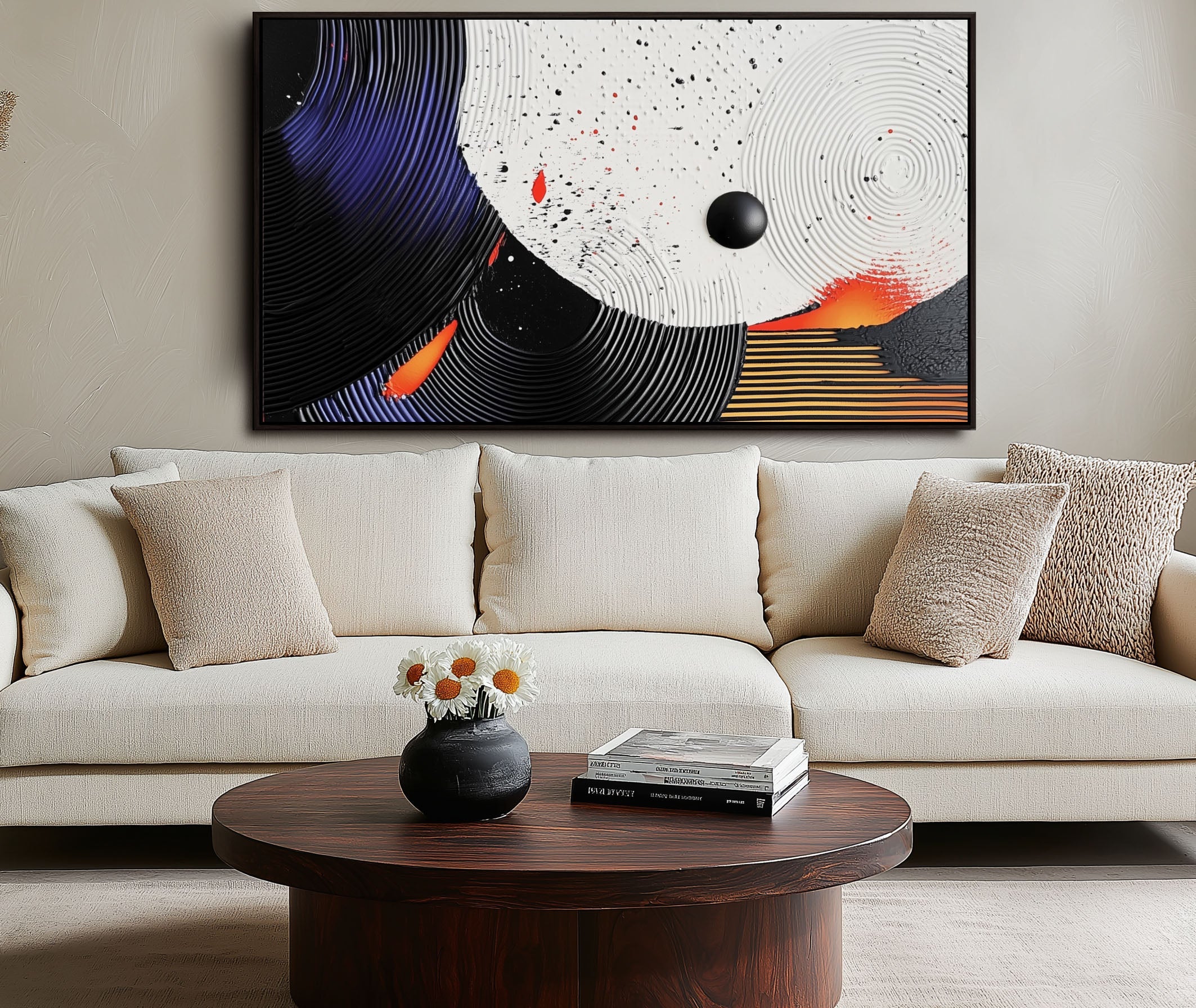 Cosmic Flow Abstract Canvas
