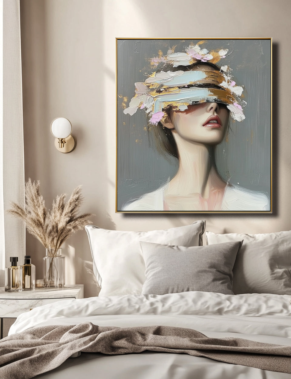 Veiled Beauty Abstract Art