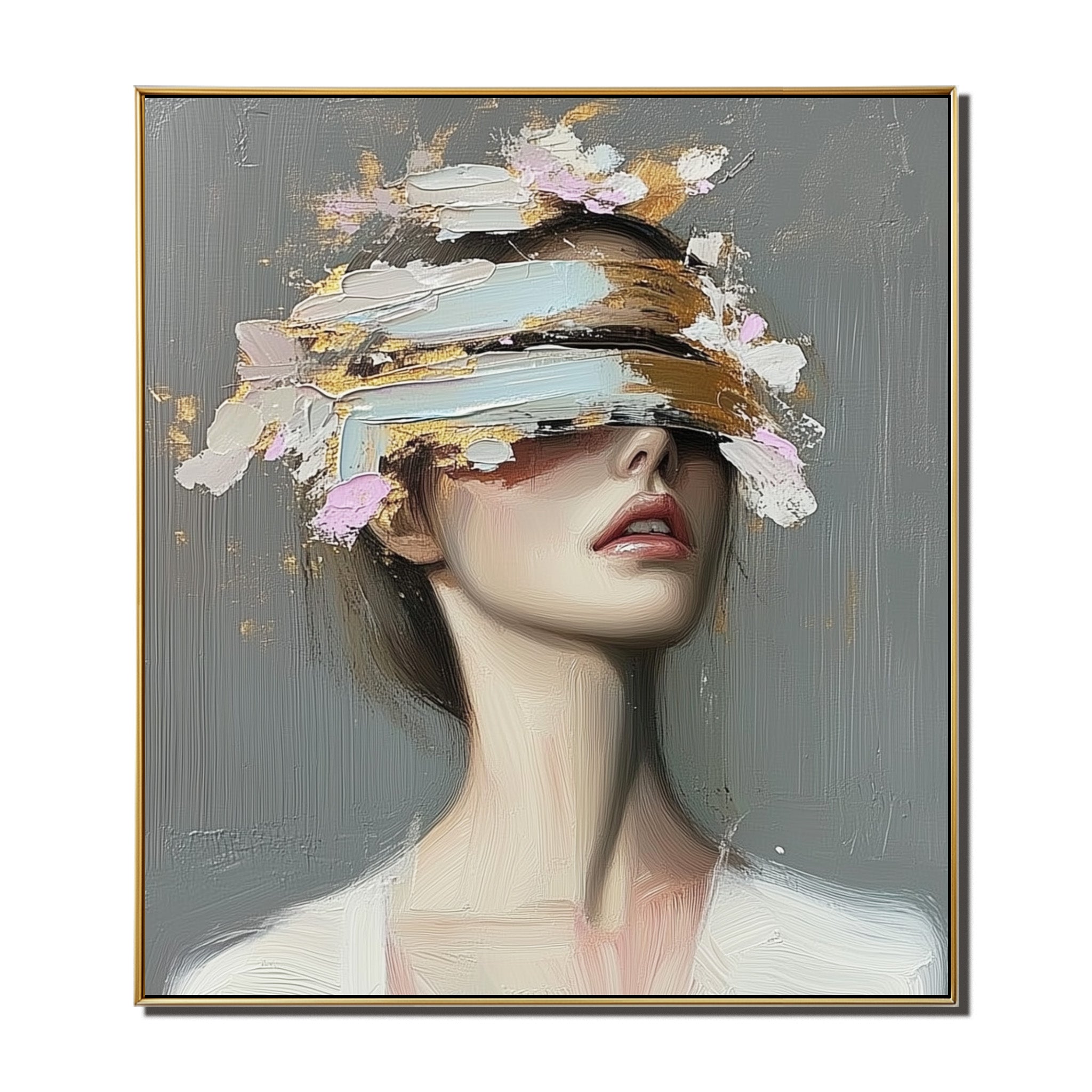 Veiled Beauty Abstract Art